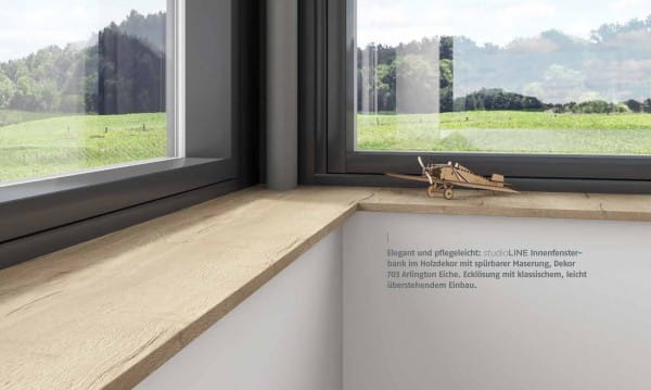 Innenfensterbank StudioLine Plus 400 mm Tiefe