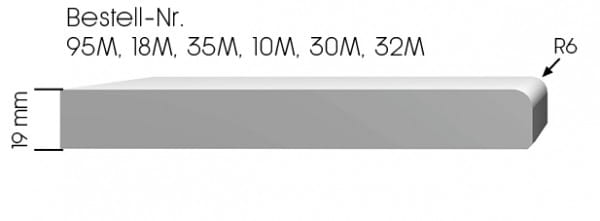 Fensterbank classic standard | Tiefe 500 mm