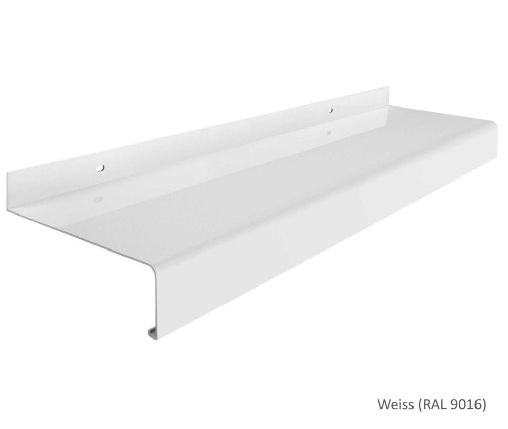 Außenfensterbank Aluminium RAL 9016 weiß